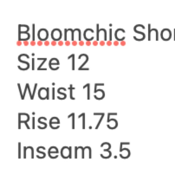 BLOOMCHIC Distressed Light Wash Stretch Denim Jeans Shorts Women's Size 12 - Picture 4 of 4